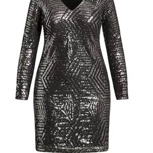 CITY CHIC Bright Lights Plus Size Mini Dress | Size 18